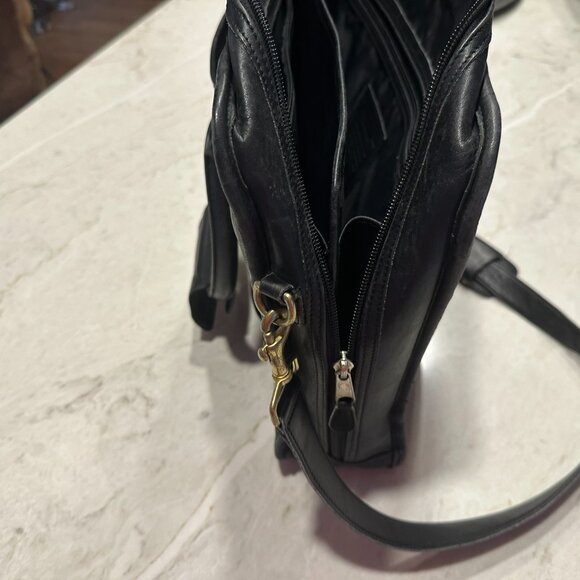 Vintage Coach Briefcase Black 0538 Bag Messenger Bag Shoulder Bag. - Picture 3 of 9